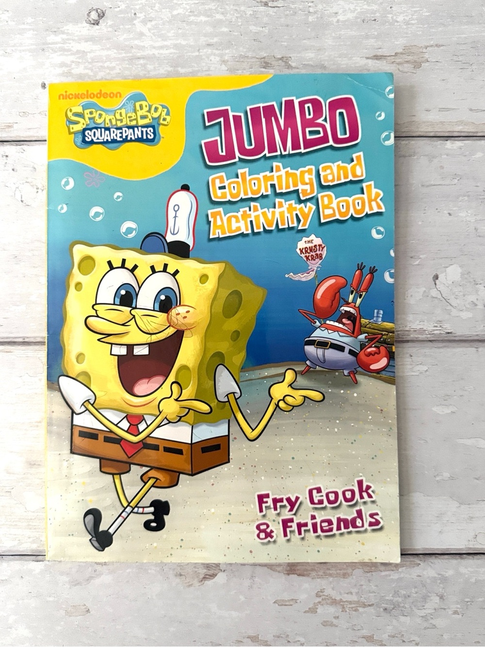 Spongebob Squarepants Nickelodeon Jumbo Coloring & Activity Book Kids